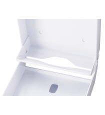Dispenser asciugamani piegati C/Z/M/V Basica - 27,8 x 12,8 x 38 cm - bianco/grigio - Medial