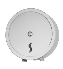 Dispenser carta igienica Brinox rotolo Maxi Jumbo - 31 x 13 x 32 cm - rotolo diametro 30 cm - acciaio inox - Medial