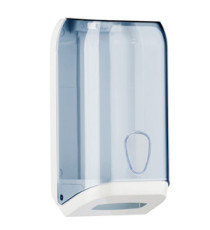 Dispenser carta igienica Prestige - interfogliata - 15,8 x 13 x 30,7 cm - trasparente - Mar Plast