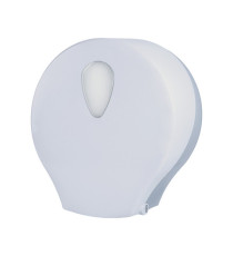 Dispenser carta igienica Stileco rotolo Mini Jumbo - 12,5 x 25,3 x 27,2 cm - rotolo diametro 25 cm - ABS - bianco - Medi