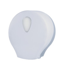 Dispenser carta igienica Stileco rotolo Mini Jumbo - 12,5 x 25,3 x 27,2 cm - rotolo diametro 25 cm - ABS - bianco - Medi