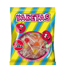 Lecca lecca piatto Yaketas - gusti assortiti - busta da 150 pezzi