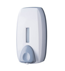 Dispenser sapone Basica - murale - capacità mousse 0,75 L - bianco/grigio - Medial