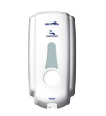 Dispenser sapone T-Small (x ricariche TS800) - capacità 1 L - bianco - Nettuno