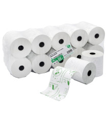 Rotolo per registratori di cassa - carta termica BPA free - 79 mm x 80 mt - 48 gr - diametro esterno 72 mm - anima 12 mm
