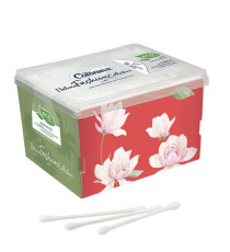 Bastoncini puliorecchie cotonati - colori assortiti - Cotoneve - eco pack da 300 pezzi