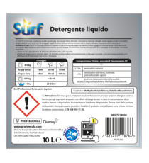 Detersivo liquido lavatrice - 10 L - Surf