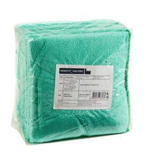 Panni microfibra Ultrega - 40 x 40 cm - verde - PerfettoFactory - conf. 10 pezzi