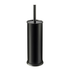Portascopino Vic - diametro 9,5 cm - altezza 27 cm - acciaio inox - nero satinato - Perfetto