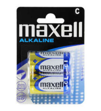 Batterie Maxell LR14 C 1.5V alcaline Maxell LR14 B2 GD MXL energia affidabile e lunga durata
