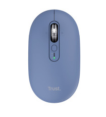 Mouse - ultrasottile - wireless - ricaricabile - Blu - Trust