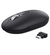 Mouse - ultrasottile - wireless - ricaricabile - Nero - Trust