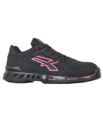 Calzatura di sicurezza Michelle - S1PS FO SR ESD RedLeve - numero 36 - nero/rosa - U-Power