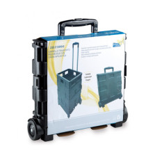 Carrello pieghevole con cassa in plastica - portata max 25 kg - X-Robust