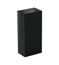 Contenitore gettacarte Bob Color - 23 x 35 x 75 cm - 60 L - metallo - nero - Medial