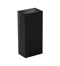 Contenitore gettacarte Bob Color - 30 x 20 x 70 cm - 42 L - metallo - nero - Medial