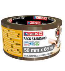 Nastro adesivo - 5 cm x 66 m - PLP - standard - avana - Geko
