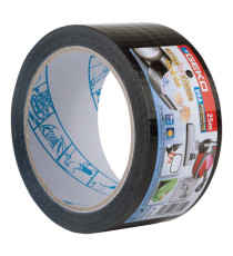 Nastro adesivo telato USA PREMIUM - 5 cm x 25 m - nero - Geko