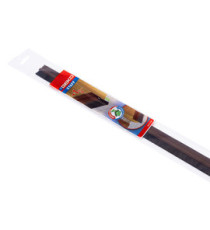 Paraspifferi per porte STAFF - con spazzola fissa - 100 cm - pvc rigido - marrone - Geko