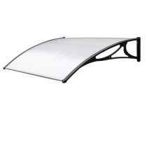 Pensilina modulare - 100 x 80 cm - policarbonato alveolare - satinato opalino - X-Robust