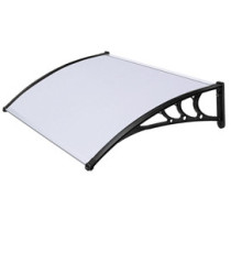 Pensilina modulare - 150 x 100 cm - policarbonato compatto - satinato opalino - X-Robust