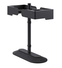 Portarifiuti MODULA - da terra - con reggisacco - doppio - 41,5 x 91 x 97,5 cm - 120+120 L - antracite - Stilcasa