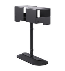 Portarifiuti MODULA - da terra - coperto - con reggisacco - doppio - 35 x 85 x 107,5 cm - 90+90 L - antracite - Stilcasa