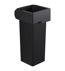 Portarifiuti MODULA - murale - con contenitore - 35,5 x 35,5 x 73 cm - 53 L - antracite - Stilcasa