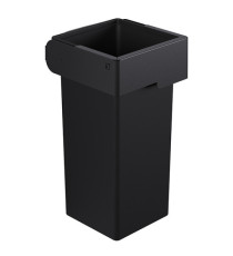 Portarifiuti MODULA - murale - con contenitore - 41,5 x 41,5 x 73 cm - 73 L - antracite - Stilcasa