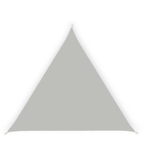 Tenda a vela triangolare ombreggiante - 5 x 5 x 5 m - PL - cenere - X-Robust