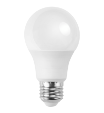 Lampadina A60 9W attacco E27 840 lumen 4000K luce naturale misura D60xH108mm CRI80Ra Equivalenza lampada incandescente: 62W