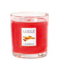 Candela in bicchiere - cannella - Lumen