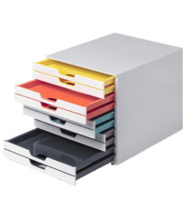 Cassettiera Varicolor - 28 x 35,6 x 29,2 - 10 cassetti - Durable