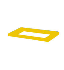 Coperchio per contenitore Bob Color - 30 x 20 x 3,5 cm - giallo - Medial
