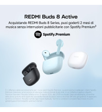 Auricolari Xiaomi Redmi Buds 8 Active black Bluetooth 5.4 True Wireless Stereo (TWS) In-ear Musica e Chiamate Bluetooth IPX4