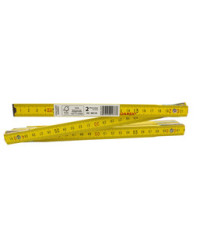 Metro pieghevole - 2m - legno - Fischer Darex