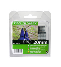 Punti per reti - 20 mm - Galva - Fischer Darex - conf. 200 punti