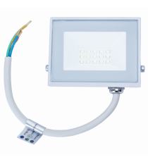 Faro led 20W bianco 1800 lumen luce fredda 6500K, ultrasottile IP65 Dimensioni: L111xW87xH27mm Serie 07