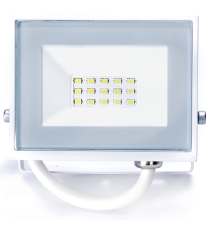 Faro led 20W bianco 1800 lumen luce fredda 6500K, ultrasottile IP65 Dimensioni: L111xW87xH27mm Serie 07