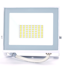 Faro led 30W bianco 2700 lumen luce fredda 6500K, ultrasottile IP65 Dimensioni: L142xW112xH27mm Serie 07