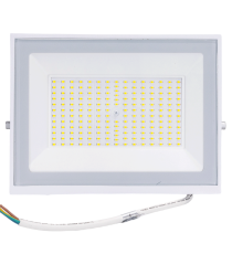 Faro led 100W bianco 9000 lumen luce fredda 6500K, ultrasottile IP65 Dimensioni: L246xW179xH28mm Serie 07