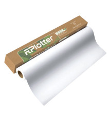 Carta plotter - 914mm x 50mt - 80 gr - inkjet/laser - bianco - in carta Navigator Company - RPlotter