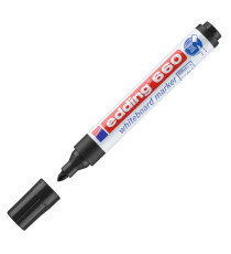 Marcatore per lavagne bianche 660 - punta conica - da 1,5 a 3 mm - nero - Edding