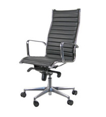 Poltrona direzionale Pollux new PNP - con braccioli inclusi - nero - Unisit