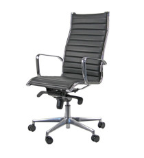 Poltrona direzionale Pollux new PNP - con braccioli inclusi - nero - Unisit