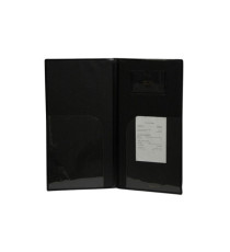 Portaconto Basic - 23,7 x 12,5 cm - PVC - nero - Securit