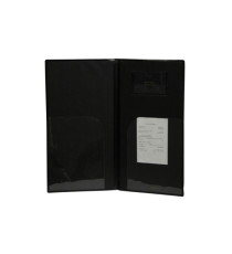 Portaconto Basic - 23,7 x 12,5 cm - PVC - nero - Securit