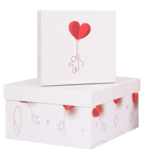 Set scatole regalo - dimensioni assortite - fantasia Charmed - conf. 6 pezzi