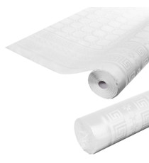 Tovaglia damascata - in rotolo - 1,18 x 25 m - carta - bianco - Pro Nappe