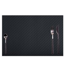 Tovaglietta monouso Tiss Lack - 30 x 40 cm - carta - nero - Pro Nappe - conf. 500 pezzi